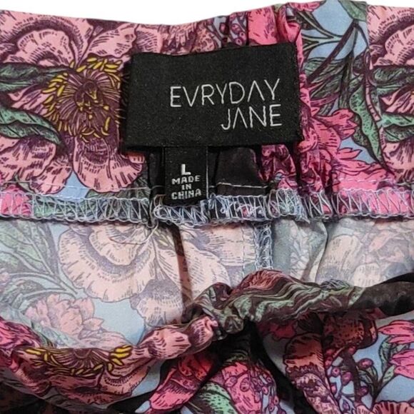 Evryday Jane Panther Print Top & Pant Set Sz Large - Picture 7 of 8